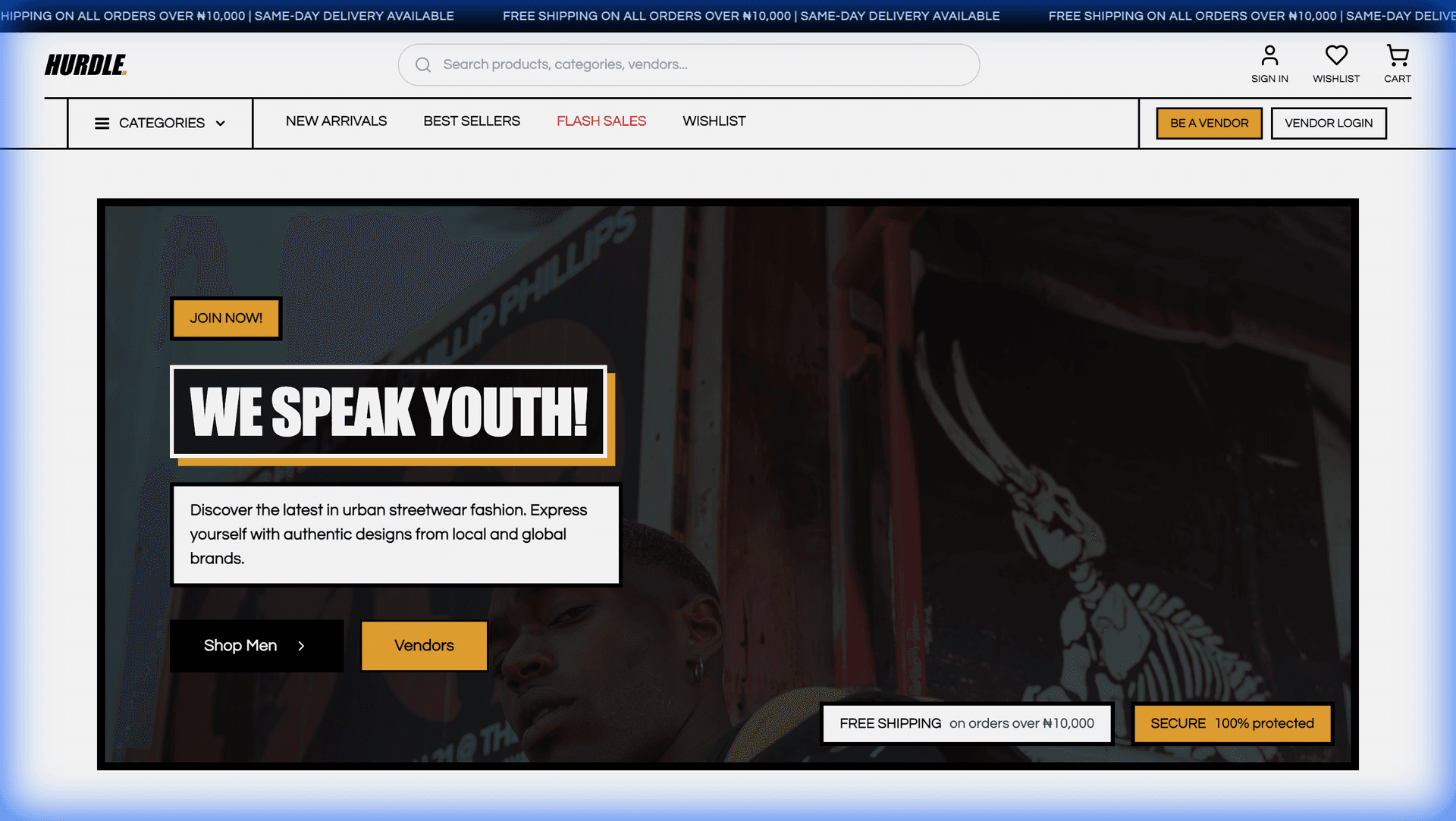 Hurdle Homepage - We Speak Youth